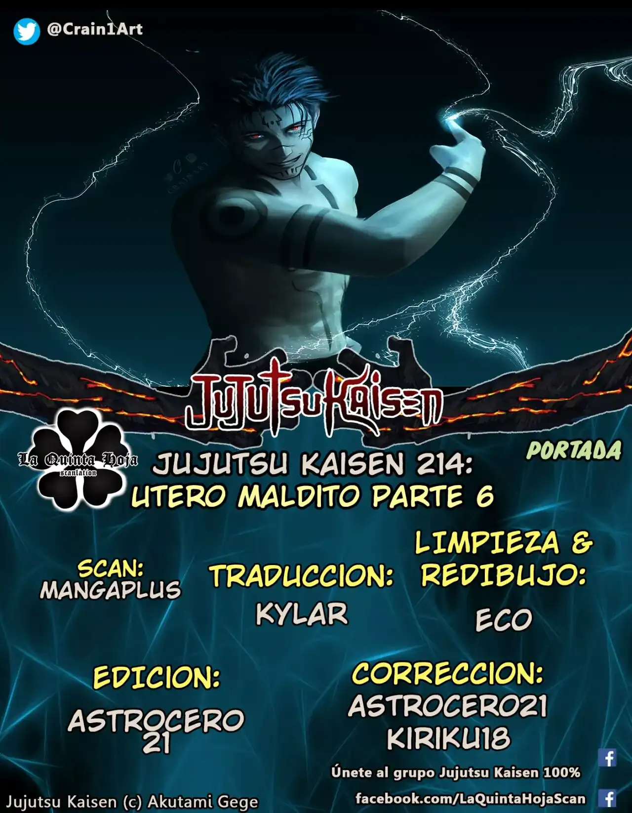 Página 1 — Jujutsu Kaisen Capítulo 214