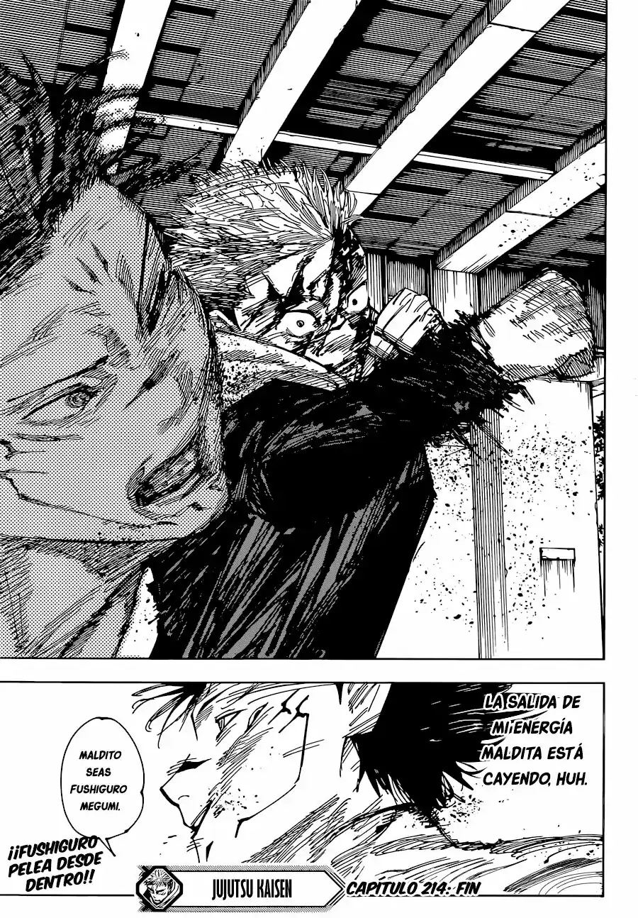 Página 18 — Jujutsu Kaisen Capítulo 214