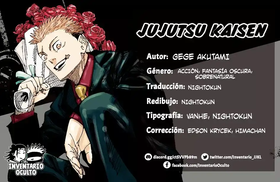 Página 1 — Jujutsu Kaisen Capítulo 220