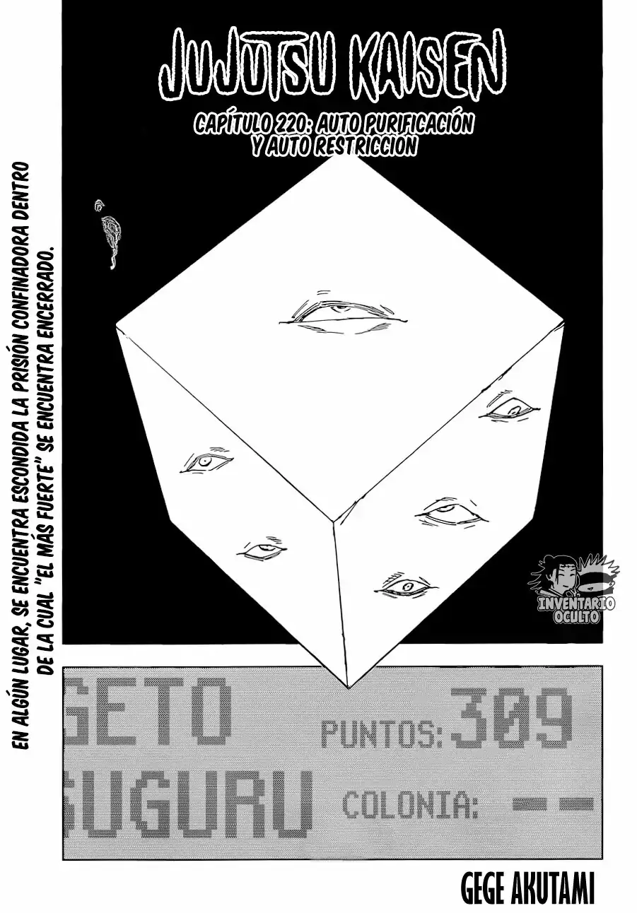 Página 2 — Jujutsu Kaisen Capítulo 220