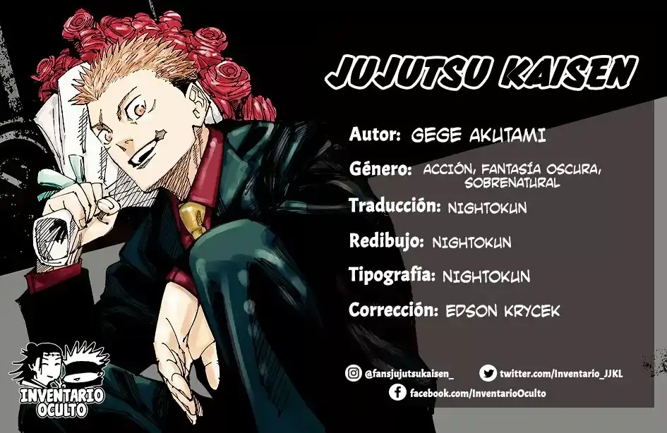 Página 1 — Jujutsu Kaisen Capítulo 226
