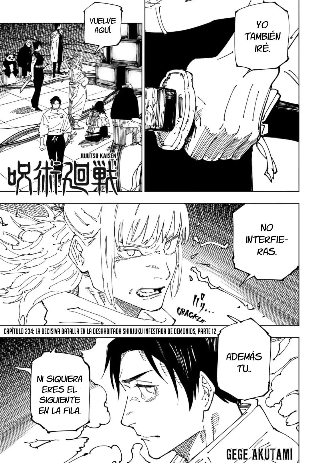 Página 3 — Jujutsu Kaisen Capítulo 234