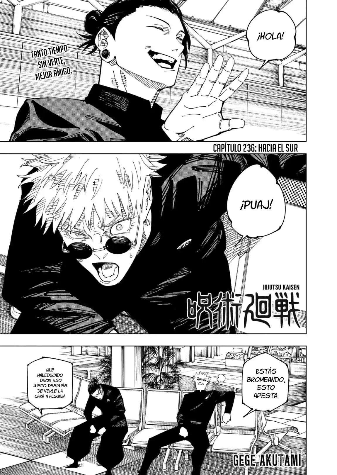 Página 3 — Jujutsu Kaisen Capítulo 236