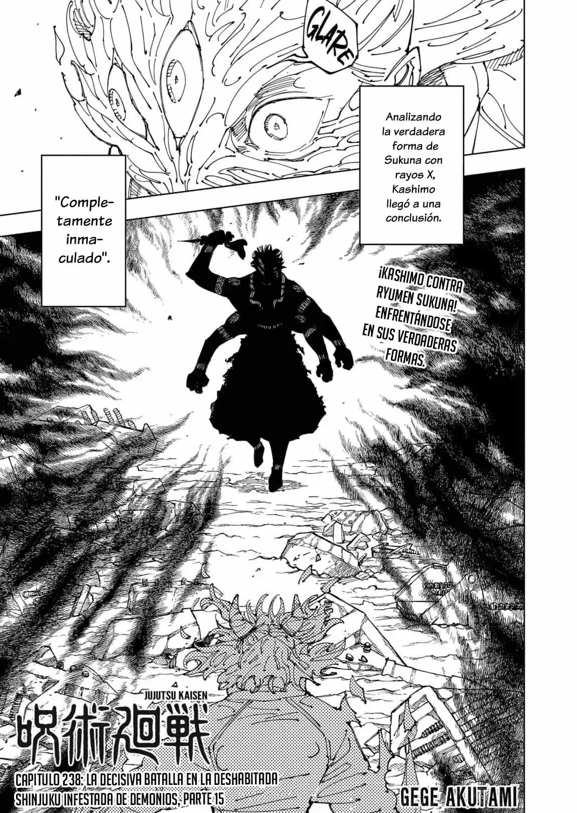 Página 3 — Jujutsu Kaisen Capítulo 238