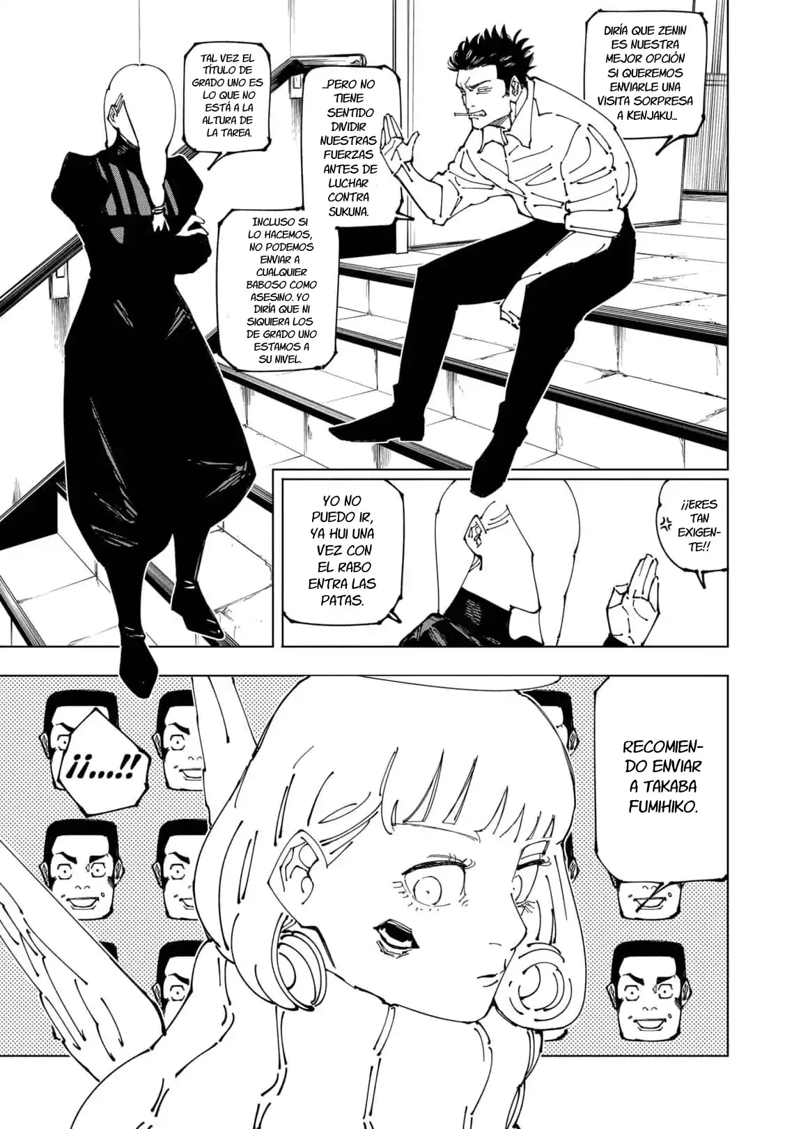 Página 9 — Jujutsu Kaisen Capítulo 240