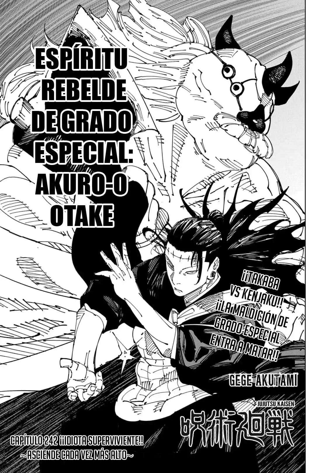 Página 3 — Jujutsu Kaisen Capítulo 242