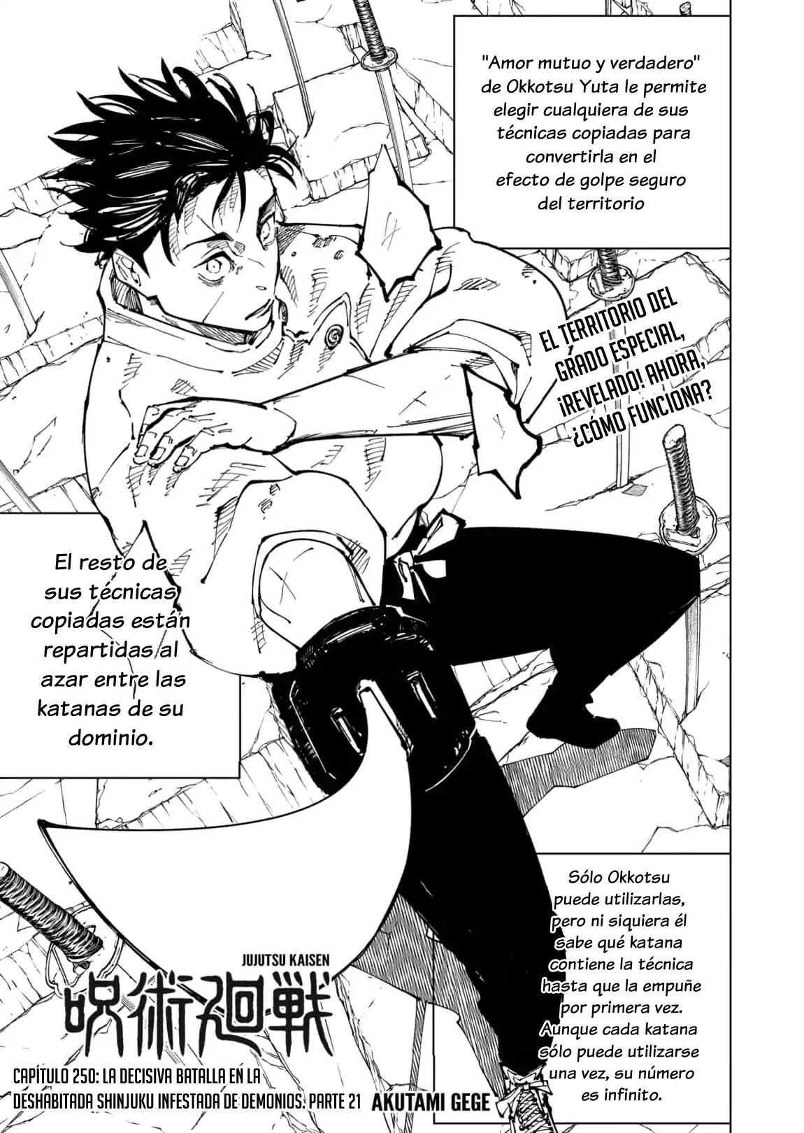 Página 3 — Jujutsu Kaisen Capítulo 250