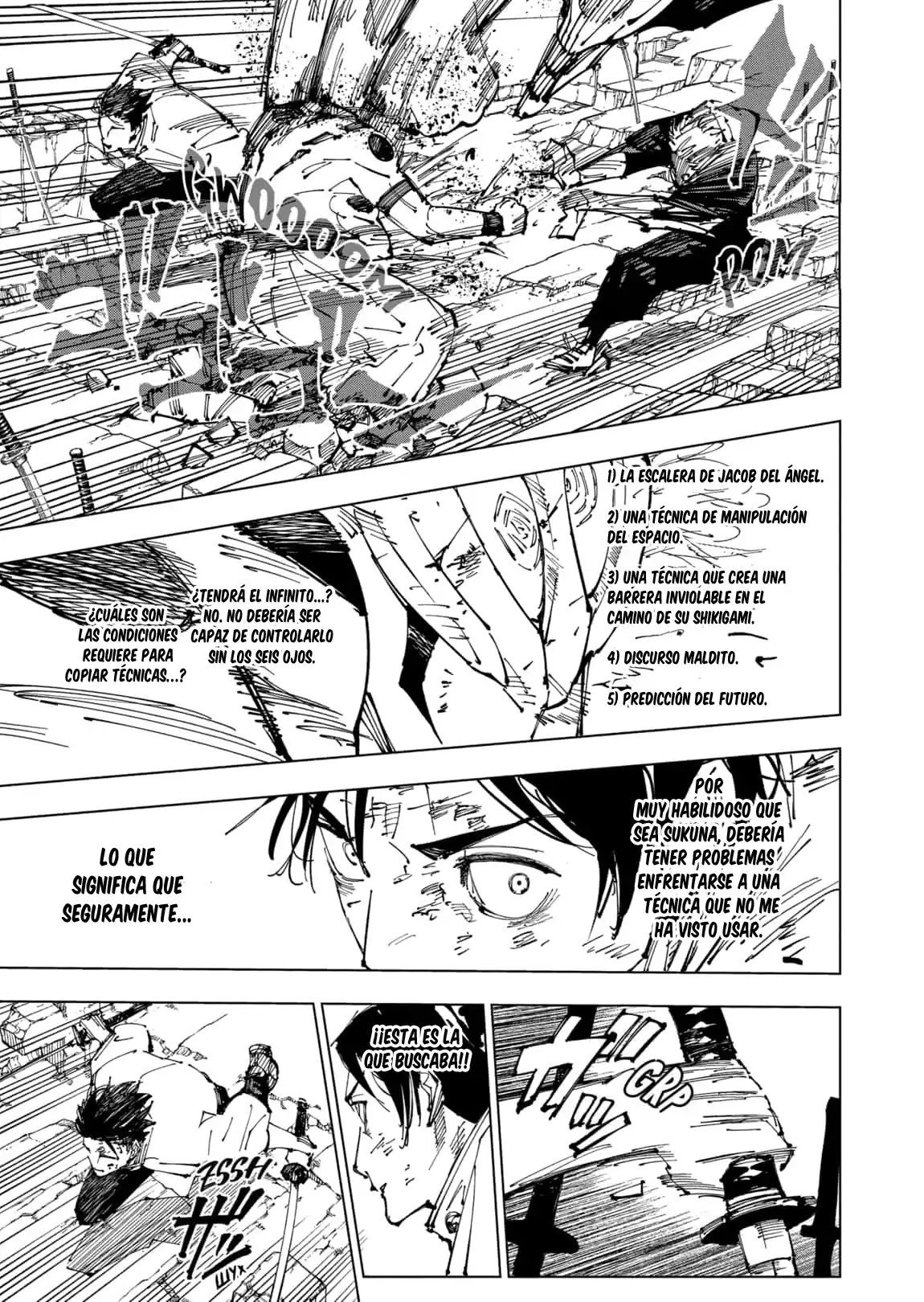 Página 19 — Jujutsu Kaisen Capítulo 250