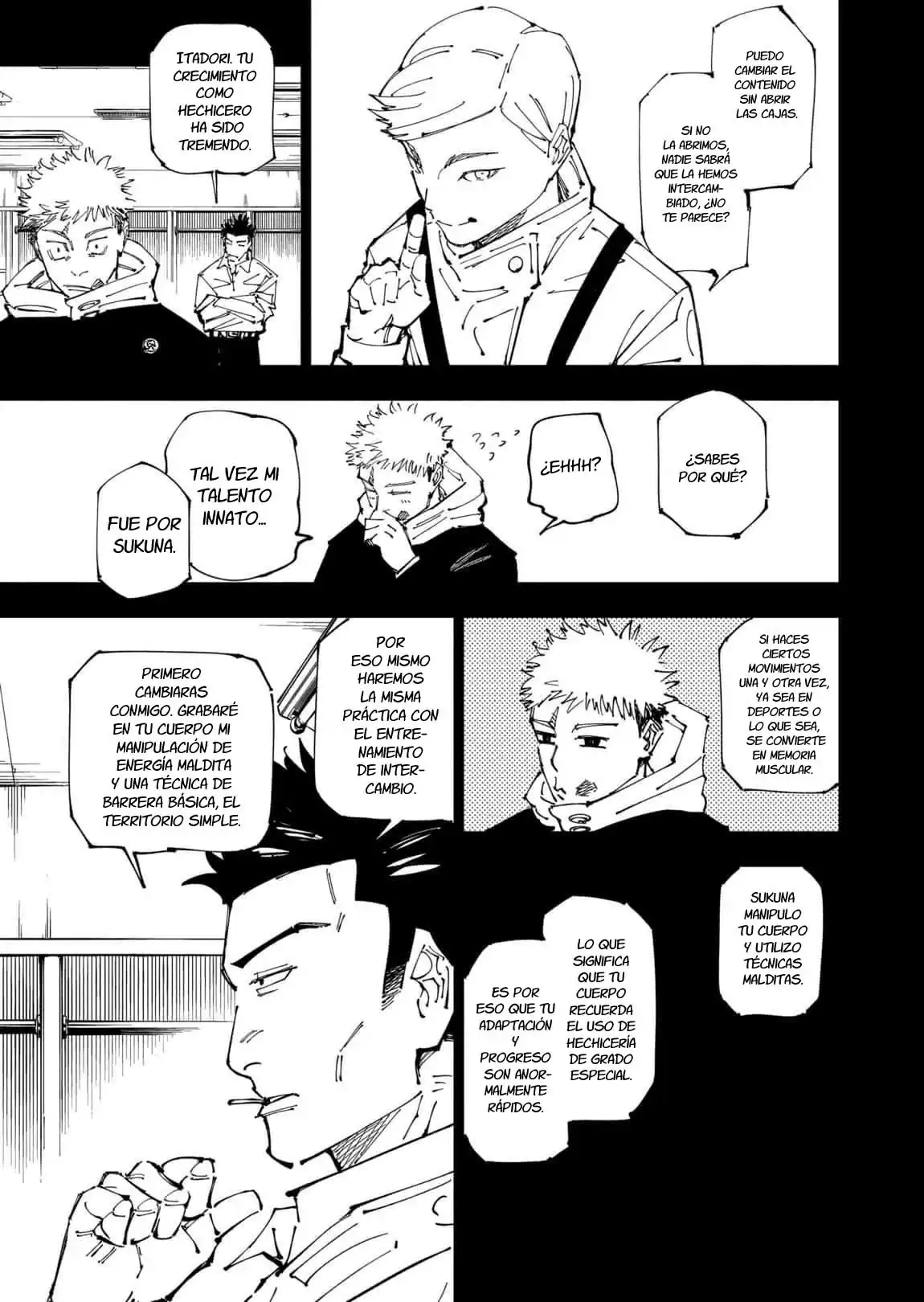 Página 9 — Jujutsu Kaisen Capítulo 258