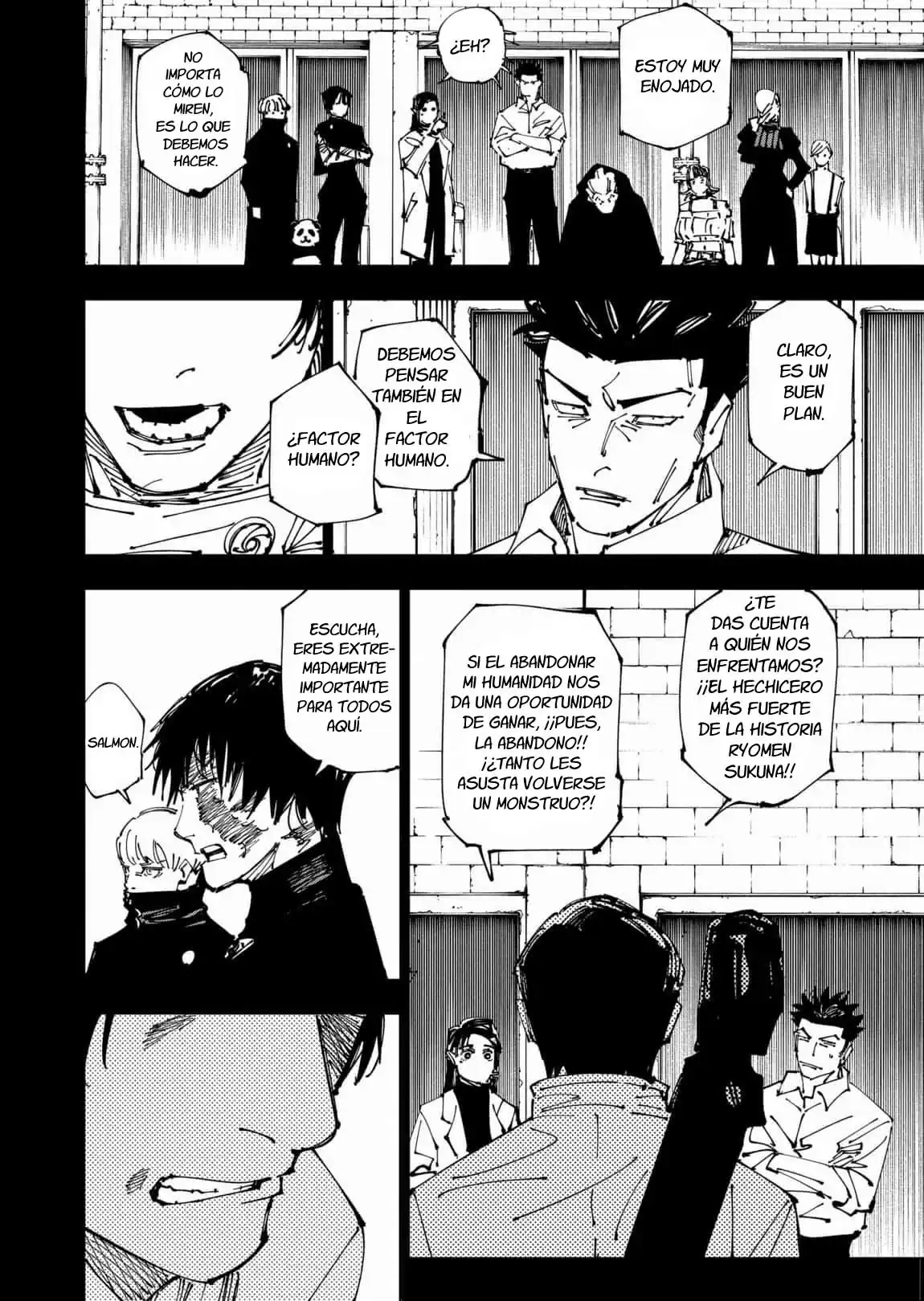 Página 8 — Jujutsu Kaisen Capítulo 261