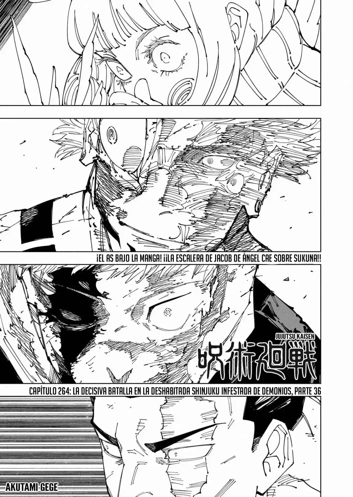 Página 3 — Jujutsu Kaisen Capítulo 264