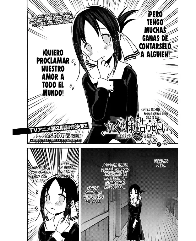 Página 2 — Kaguya-sama: Love is War (2015) Capítulo 167