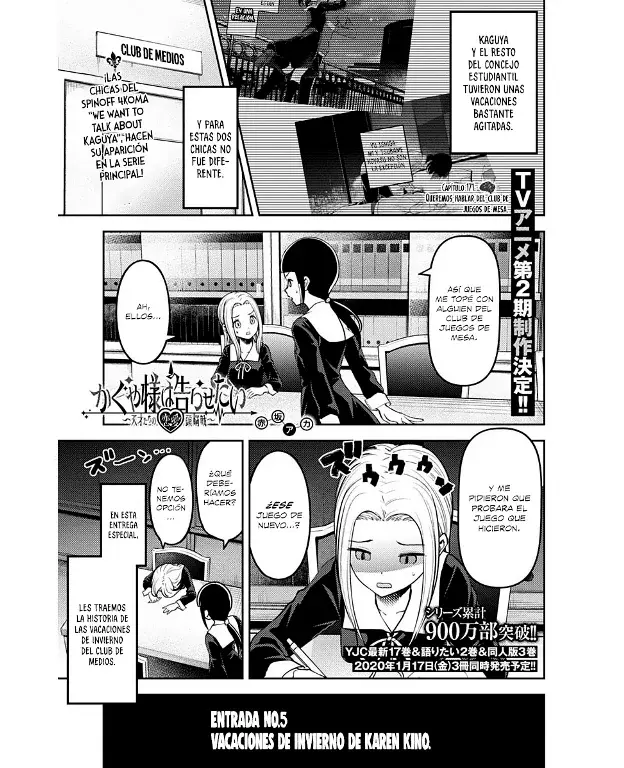 Página 1 — Kaguya-sama: Love is War (2015) Capítulo 171