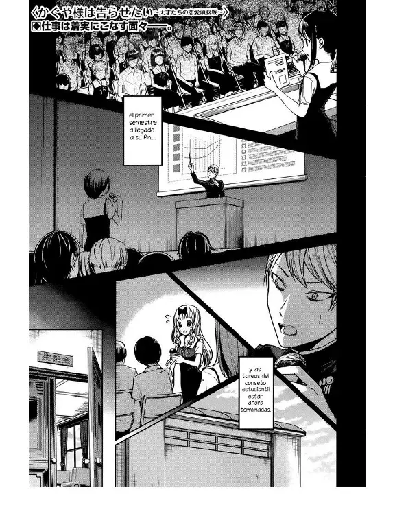 Página 1 — Kaguya-sama: Love is War (2015) Capítulo 40