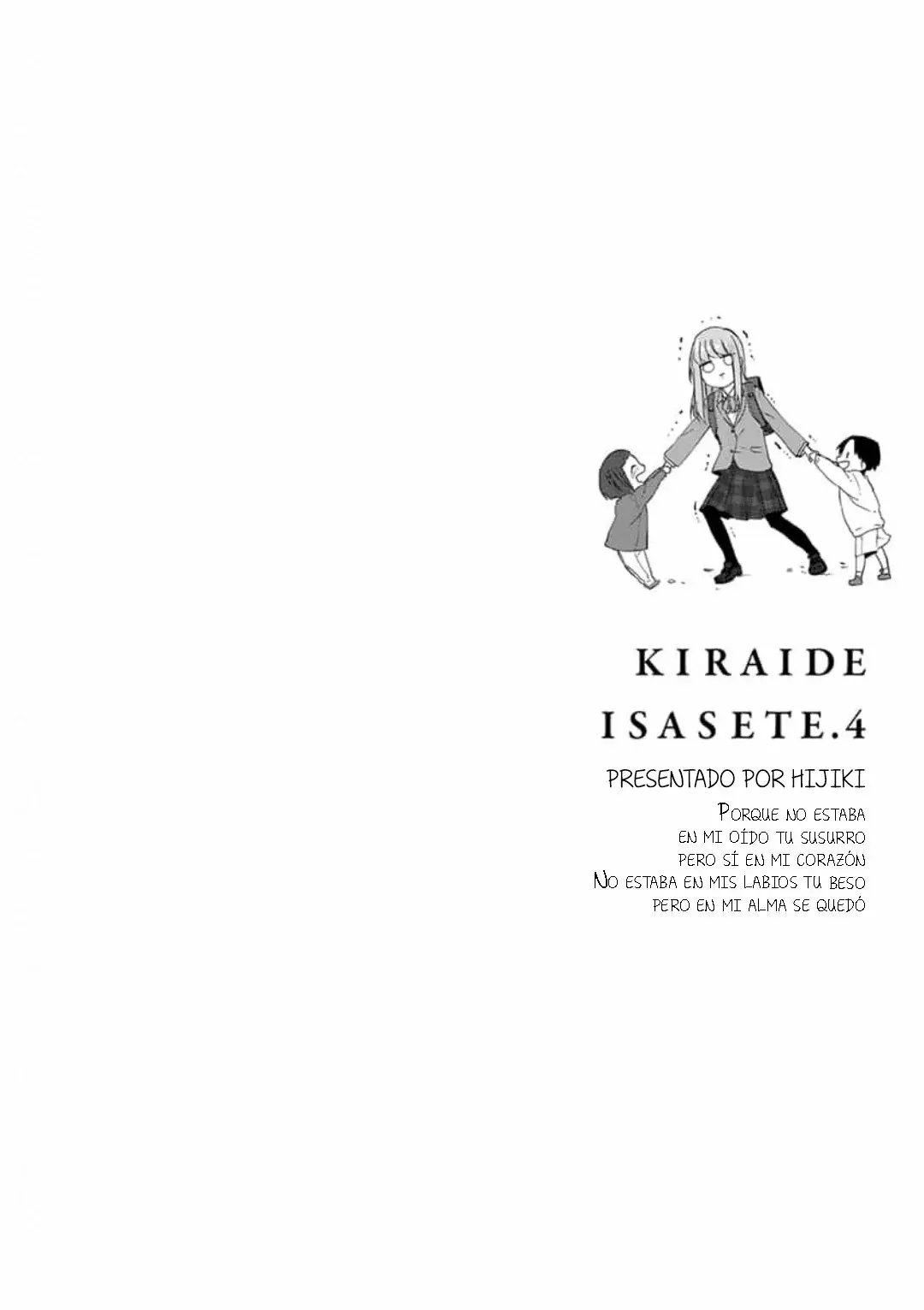 Página 2 — Kirai de Isasete Capítulo 24.5