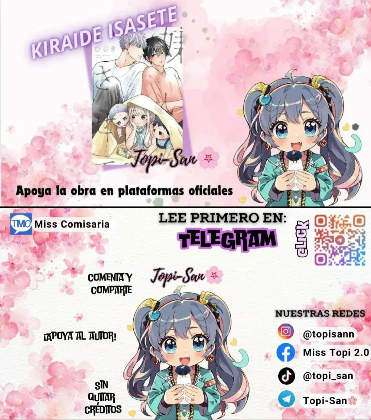 Página 1 — Kirai de Isasete Capítulo 40