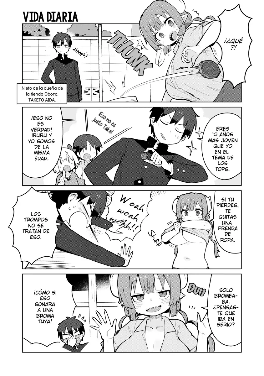 Página 3 — Capítulo 1 de Kobayashi-san Chi no Maid Dragon: Ilulu wa Koi toka Wakarimasen!