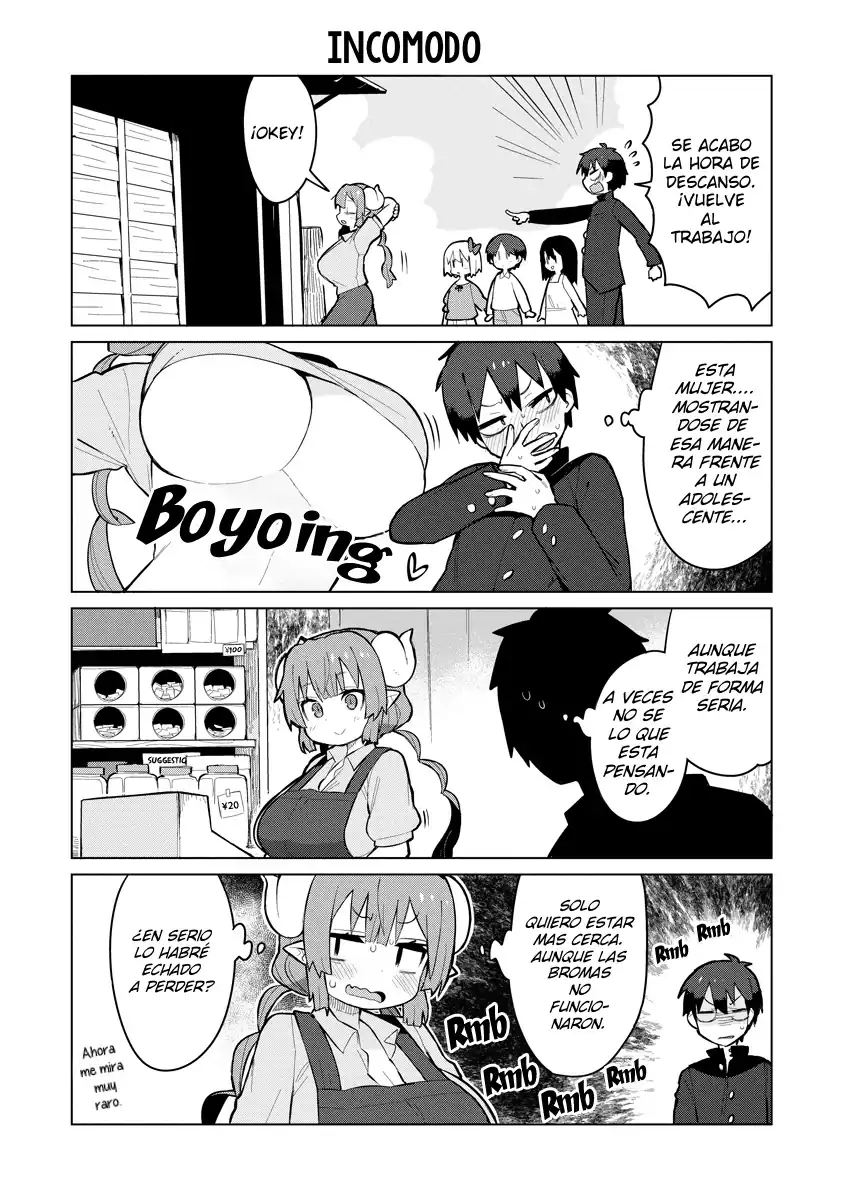 Página 4 — Capítulo 1 de Kobayashi-san Chi no Maid Dragon: Ilulu wa Koi toka Wakarimasen!
