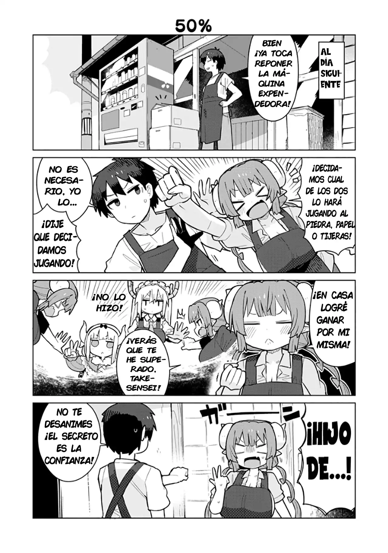 Página 8 — Capítulo 3 de Kobayashi-san Chi no Maid Dragon: Ilulu wa Koi toka Wakarimasen!