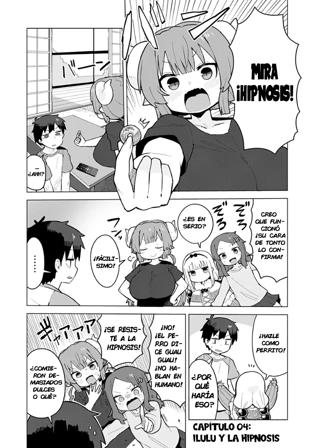 Página 1 — Capítulo 4 de Kobayashi-san Chi no Maid Dragon: Ilulu wa Koi toka Wakarimasen!
