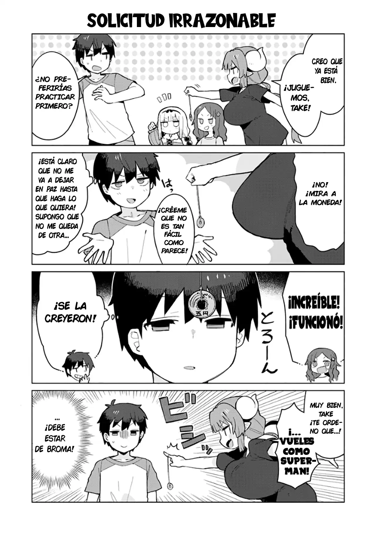 Página 4 — Capítulo 4 de Kobayashi-san Chi no Maid Dragon: Ilulu wa Koi toka Wakarimasen!