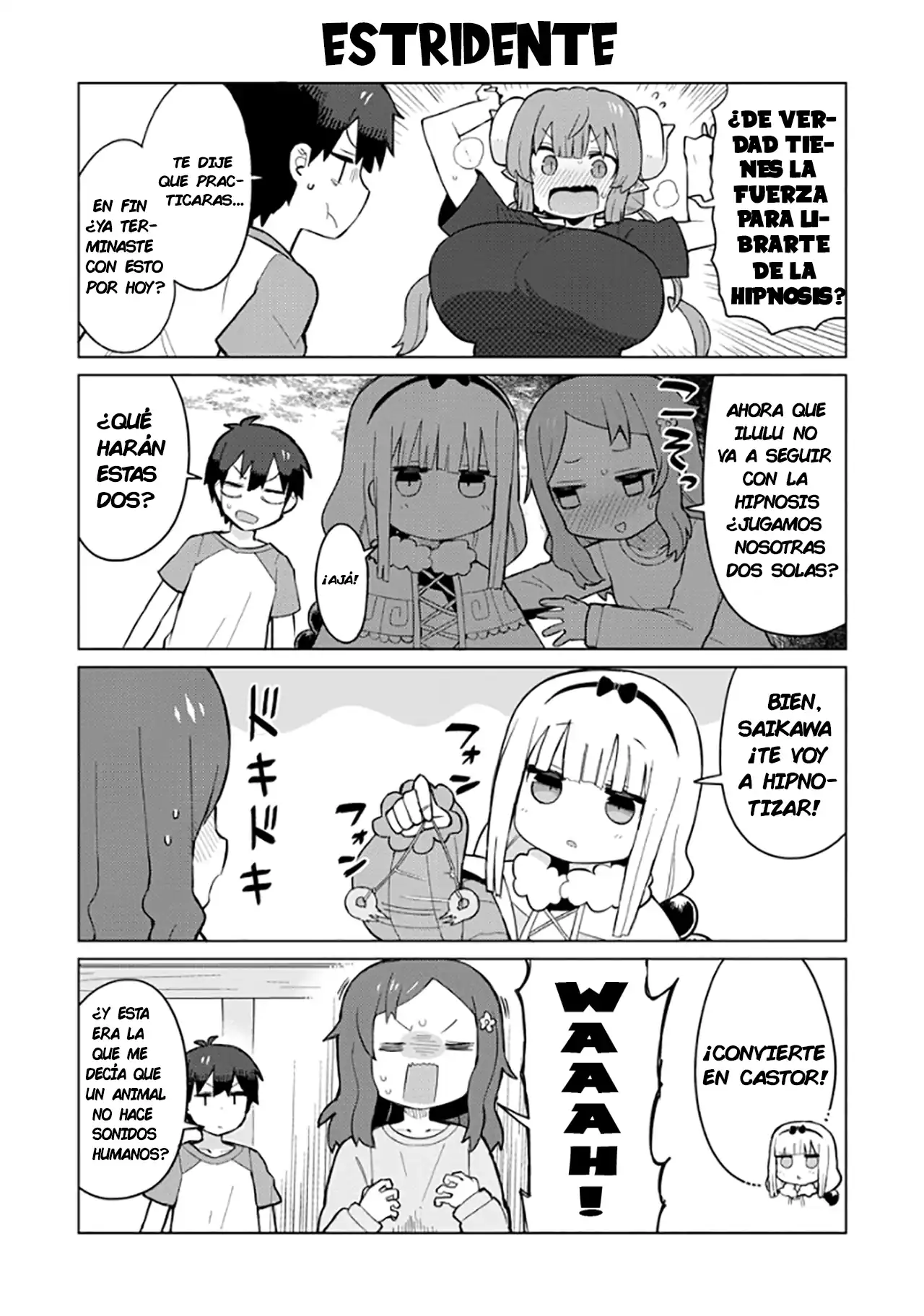 Página 7 — Capítulo 4 de Kobayashi-san Chi no Maid Dragon: Ilulu wa Koi toka Wakarimasen!