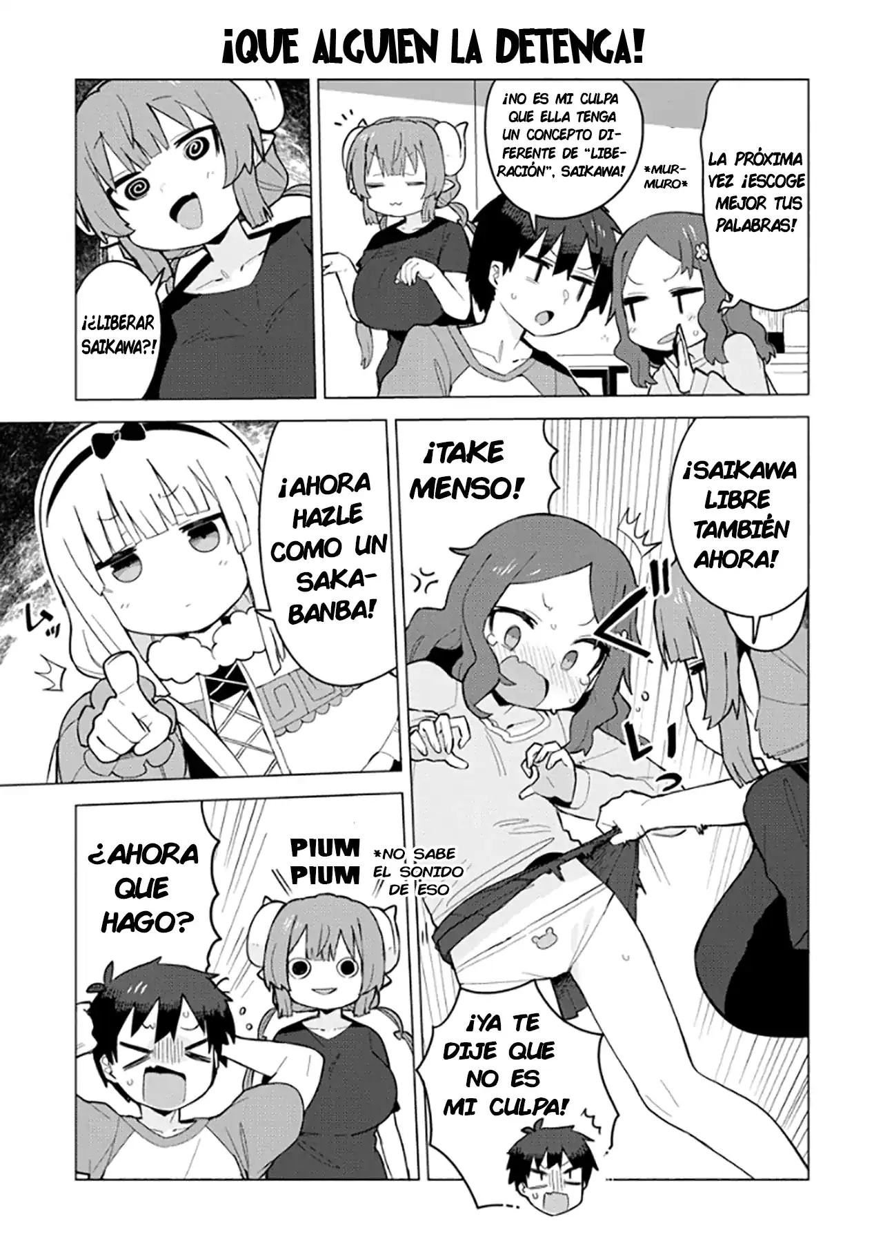 Página 13 — Capítulo 4 de Kobayashi-san Chi no Maid Dragon: Ilulu wa Koi toka Wakarimasen!