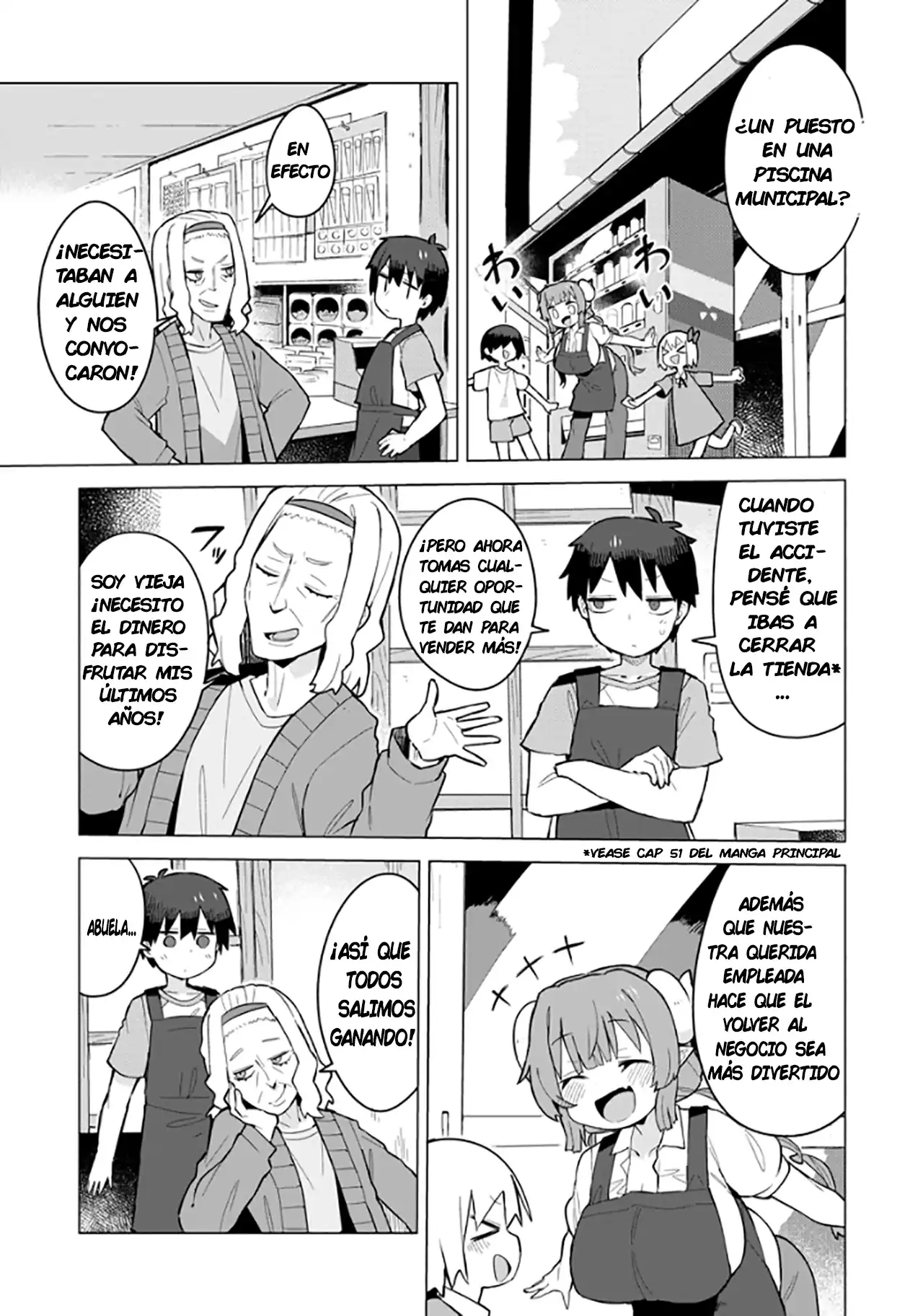 Página 1 — Capítulo 5 de Kobayashi-san Chi no Maid Dragon: Ilulu wa Koi toka Wakarimasen!