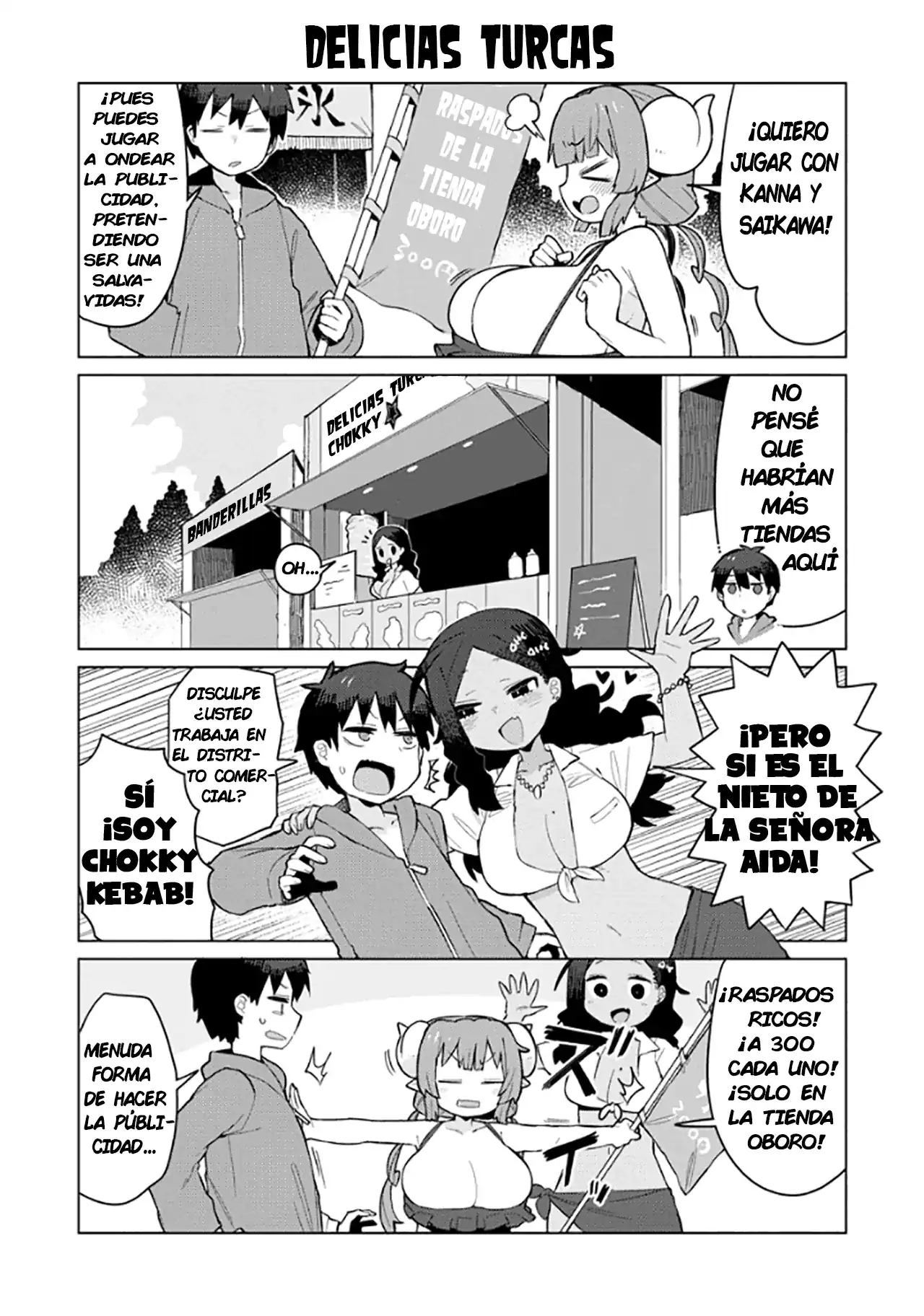 Página 4 — Capítulo 5 de Kobayashi-san Chi no Maid Dragon: Ilulu wa Koi toka Wakarimasen!
