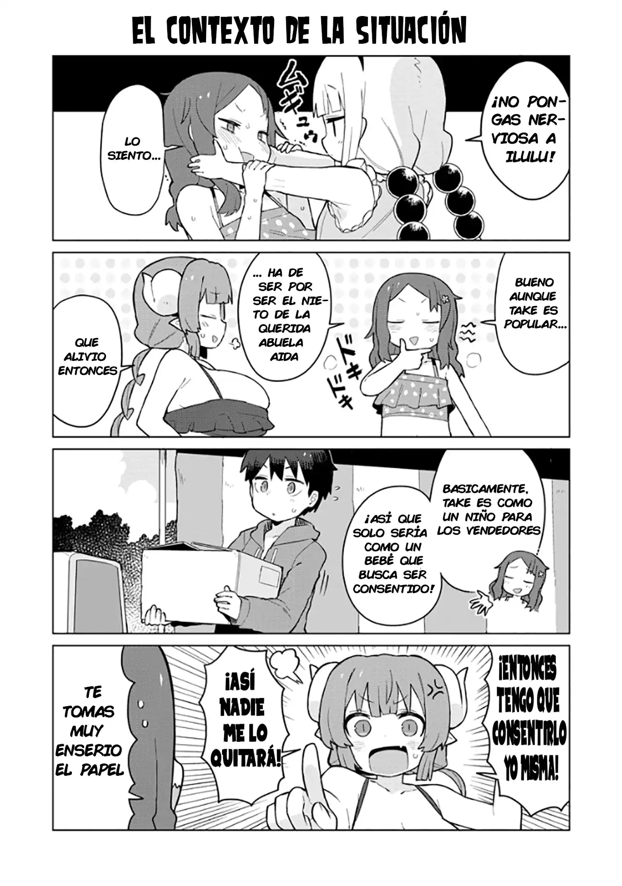 Página 8 — Capítulo 5 de Kobayashi-san Chi no Maid Dragon: Ilulu wa Koi toka Wakarimasen!