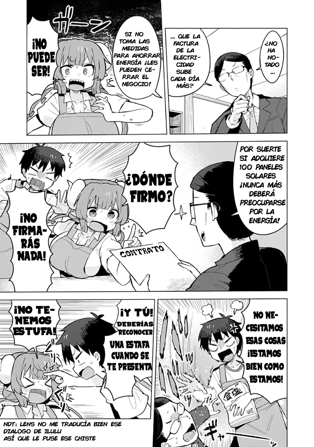 Página 1 — Capítulo 6 de Kobayashi-san Chi no Maid Dragon: Ilulu wa Koi toka Wakarimasen!
