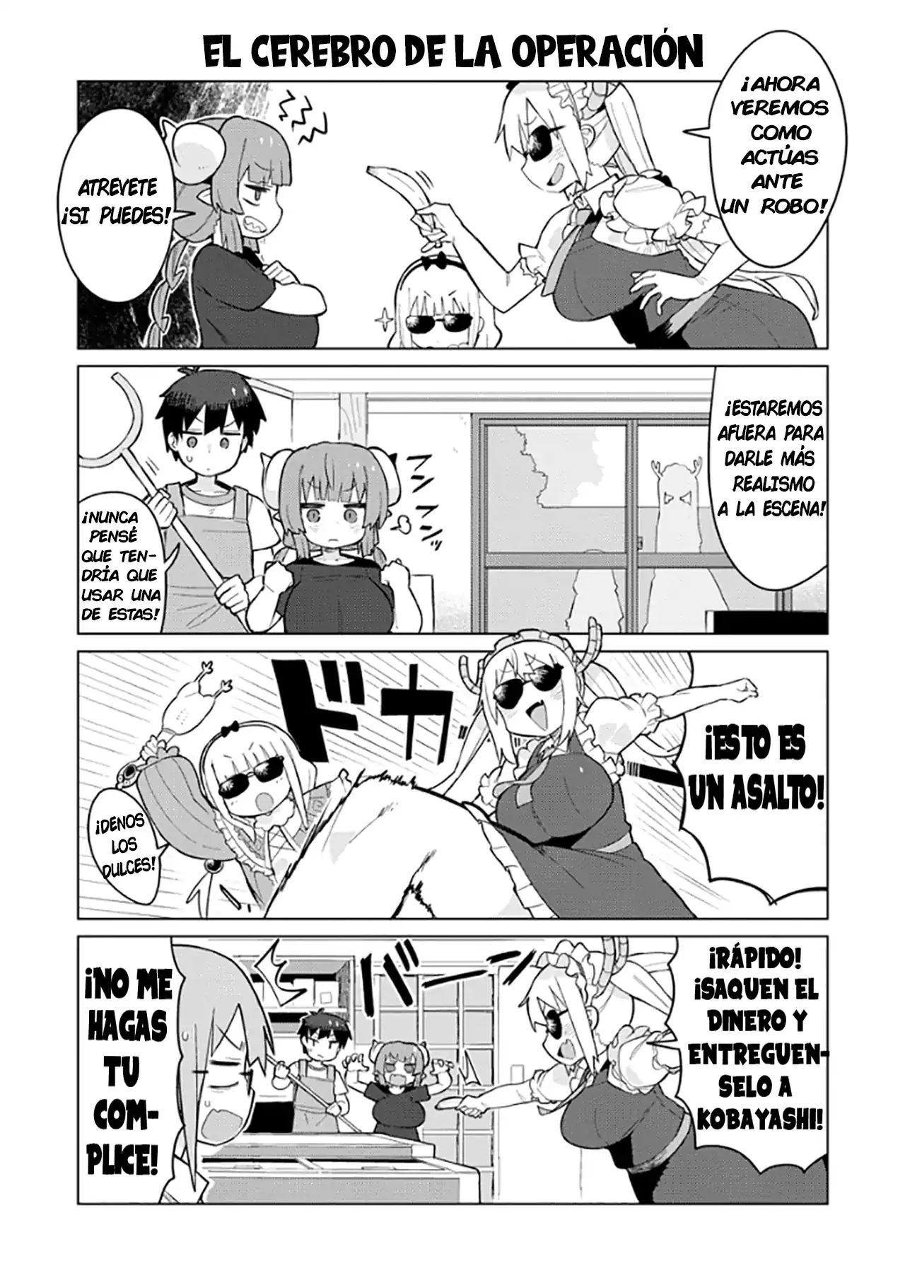Página 8 — Capítulo 6 de Kobayashi-san Chi no Maid Dragon: Ilulu wa Koi toka Wakarimasen!
