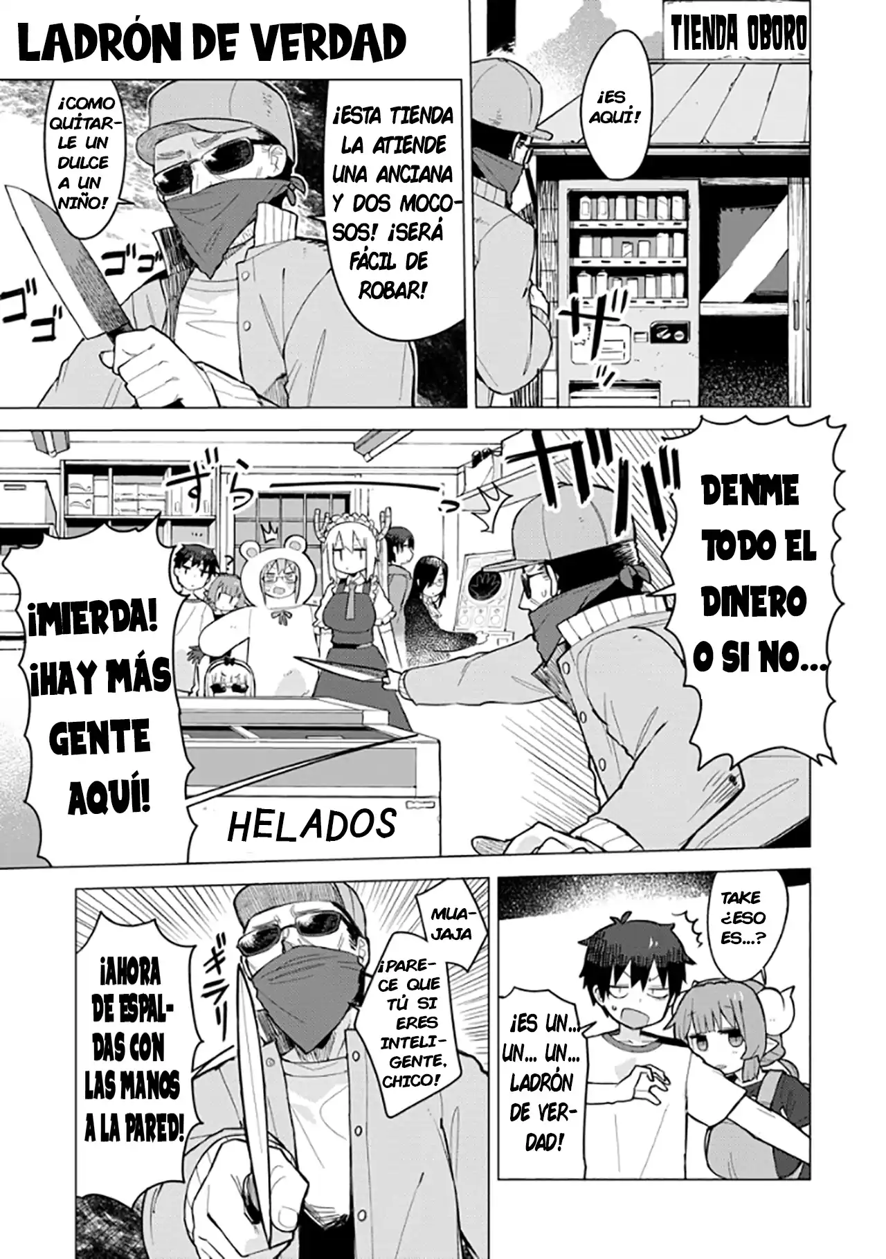 Página 13 — Capítulo 6 de Kobayashi-san Chi no Maid Dragon: Ilulu wa Koi toka Wakarimasen!