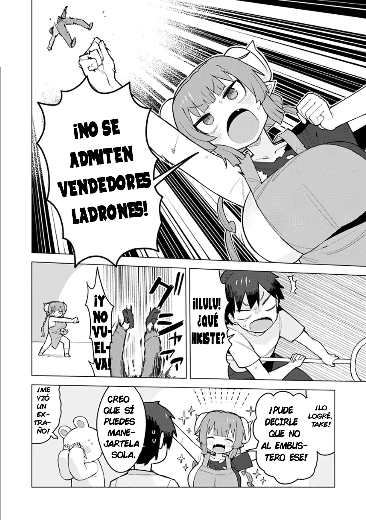Página 14 — Capítulo 6 de Kobayashi-san Chi no Maid Dragon: Ilulu wa Koi toka Wakarimasen!