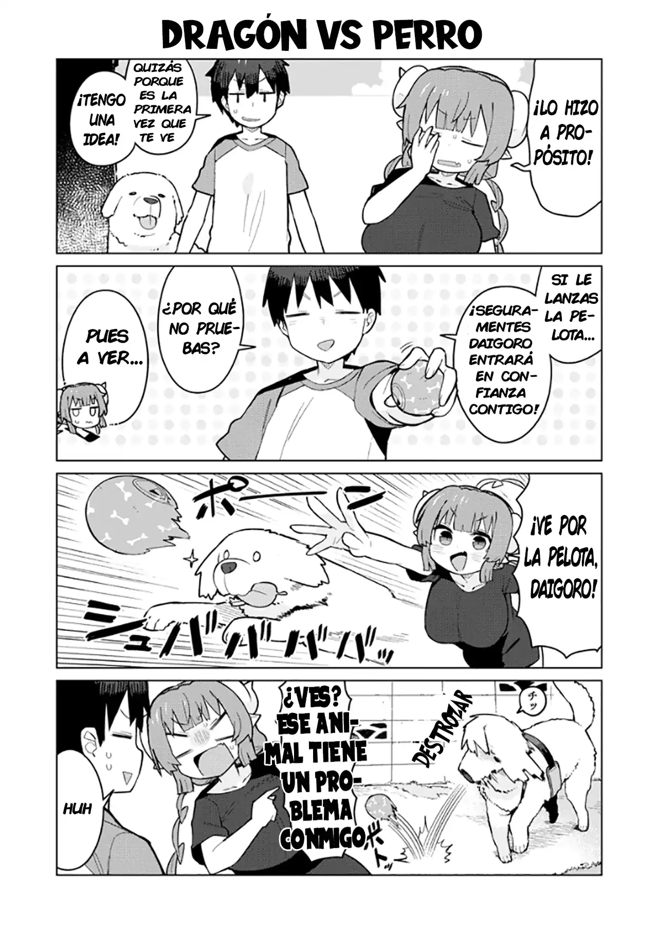 Página 4 — Capítulo 7 de Kobayashi-san Chi no Maid Dragon: Ilulu wa Koi toka Wakarimasen!