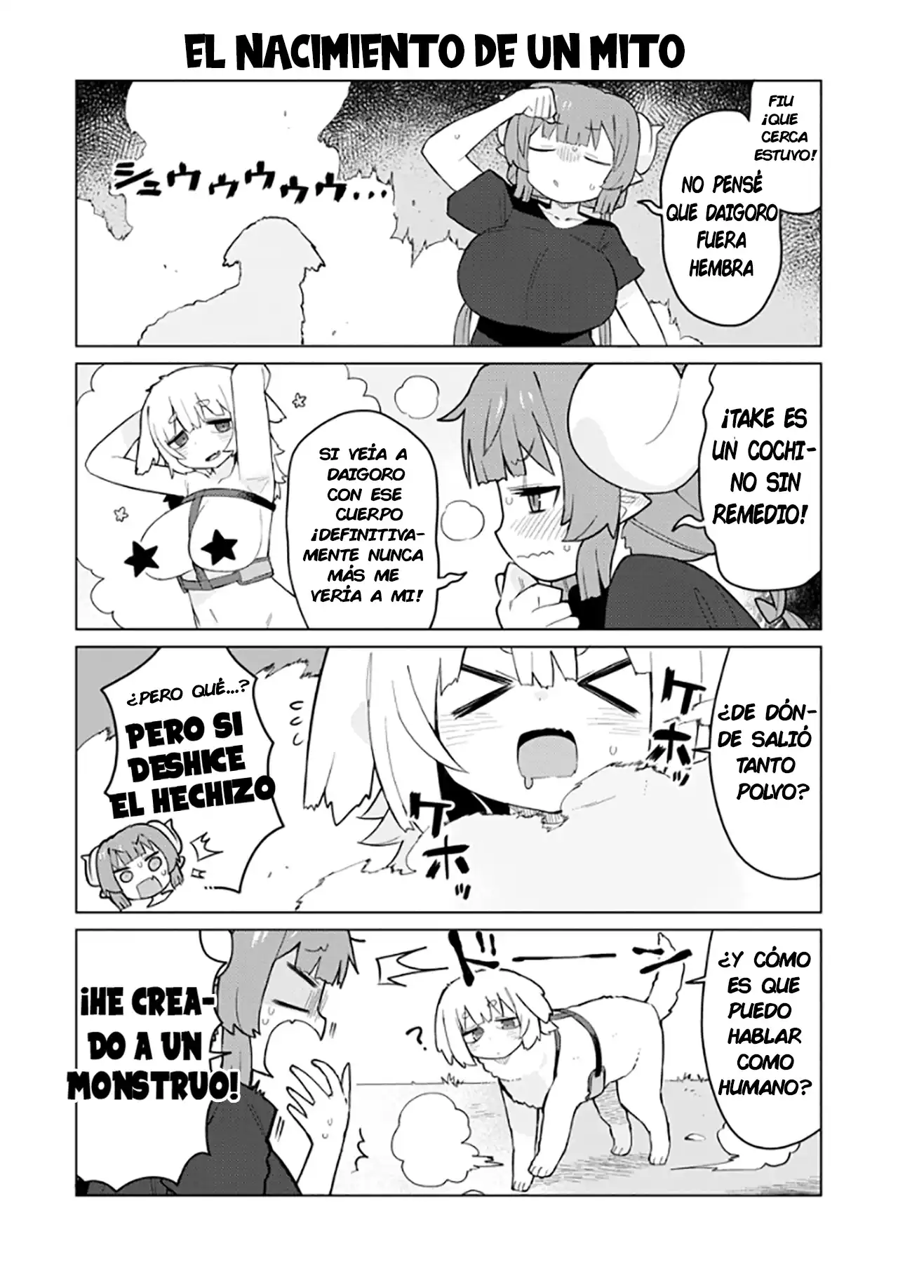 Página 7 — Capítulo 7 de Kobayashi-san Chi no Maid Dragon: Ilulu wa Koi toka Wakarimasen!
