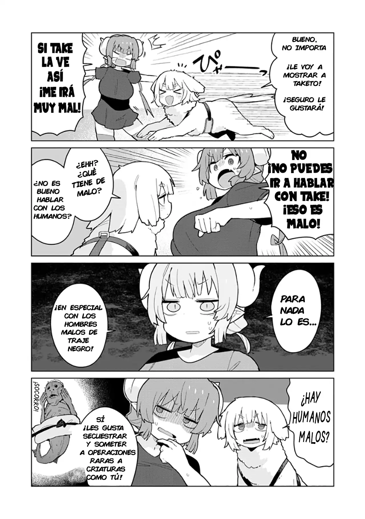 Página 8 — Capítulo 7 de Kobayashi-san Chi no Maid Dragon: Ilulu wa Koi toka Wakarimasen!