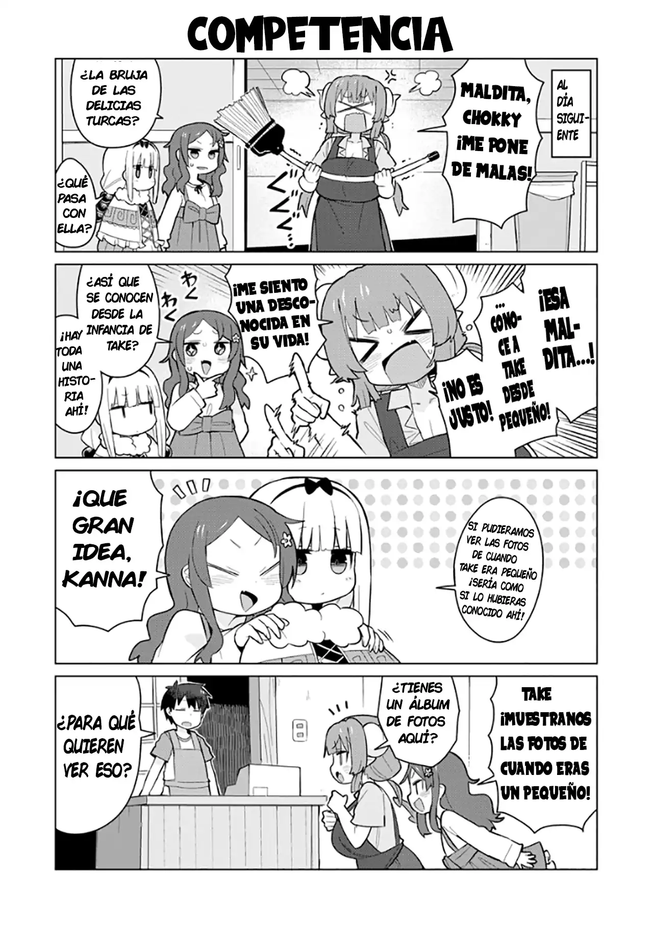 Página 3 — Capítulo 8 de Kobayashi-san Chi no Maid Dragon: Ilulu wa Koi toka Wakarimasen!