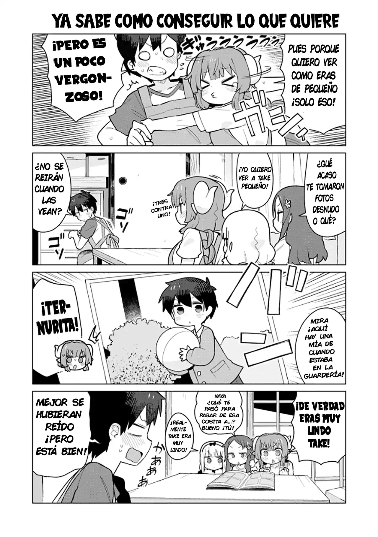 Página 4 — Capítulo 8 de Kobayashi-san Chi no Maid Dragon: Ilulu wa Koi toka Wakarimasen!