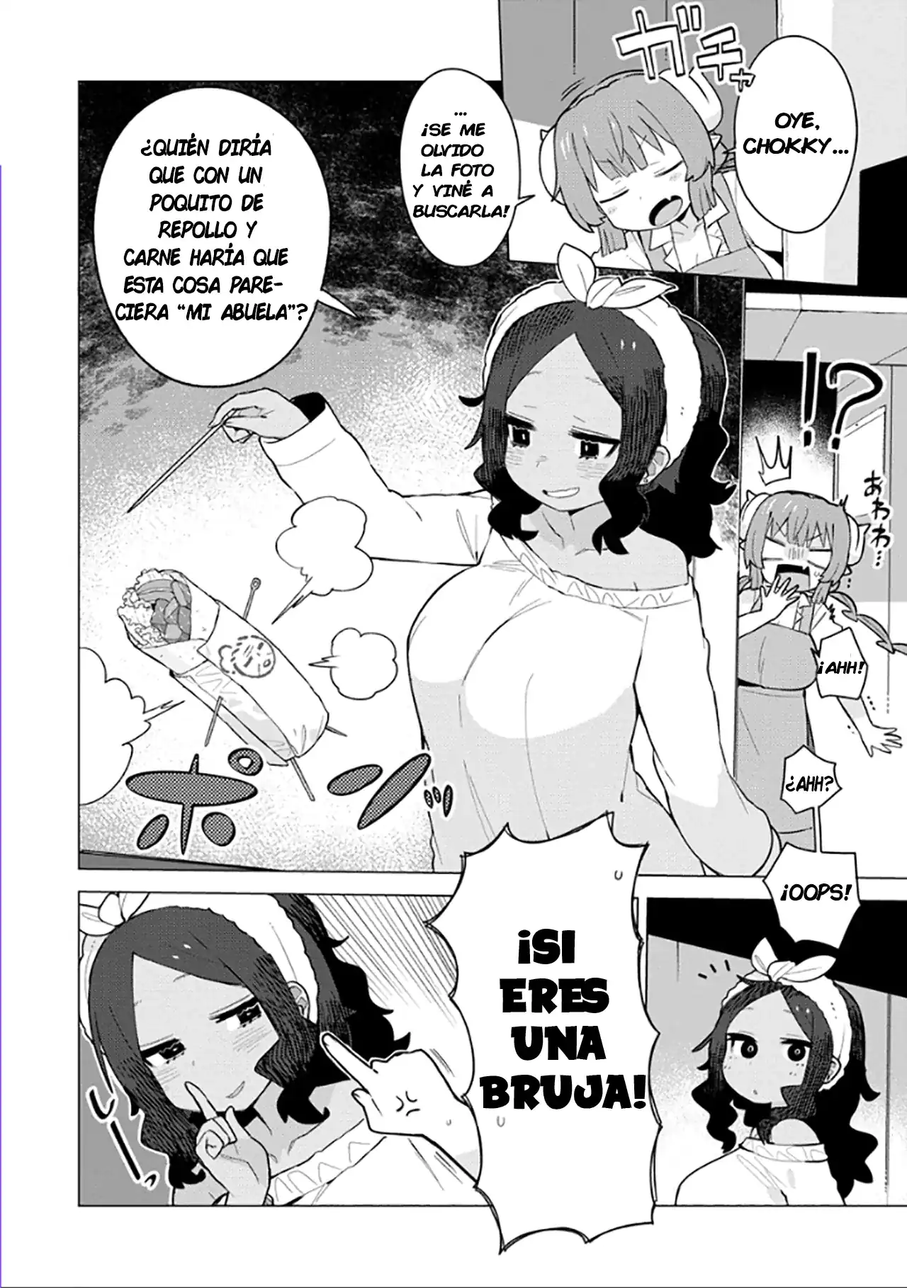 Página 14 — Capítulo 8 de Kobayashi-san Chi no Maid Dragon: Ilulu wa Koi toka Wakarimasen!