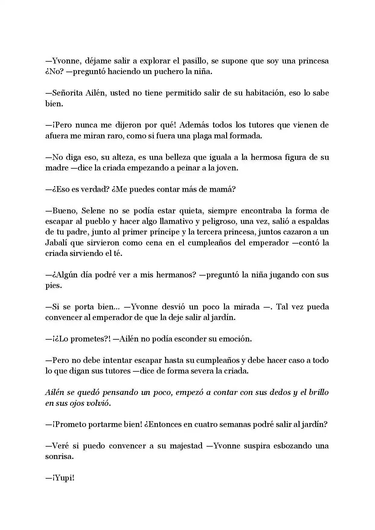 Página 4 — Capítulo 1 de La hija maldita del imperio Rivadavia
