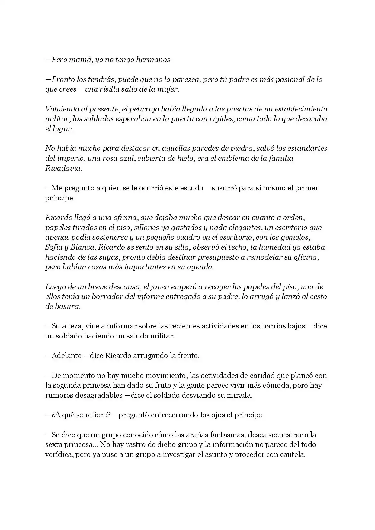 Página 4 — Capítulo 5 de La hija maldita del imperio Rivadavia