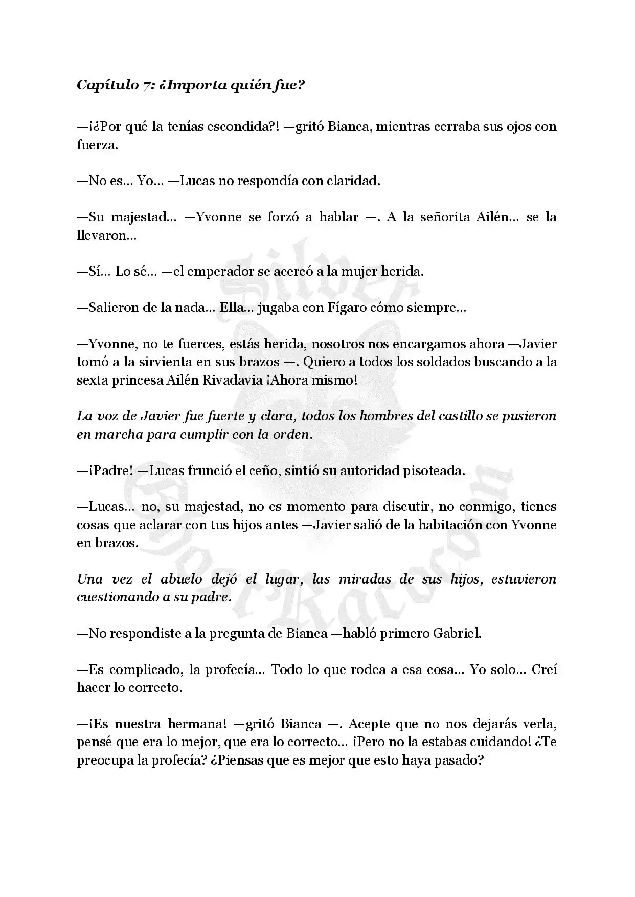 Página 2 — Capítulo 7 de La hija maldita del imperio Rivadavia