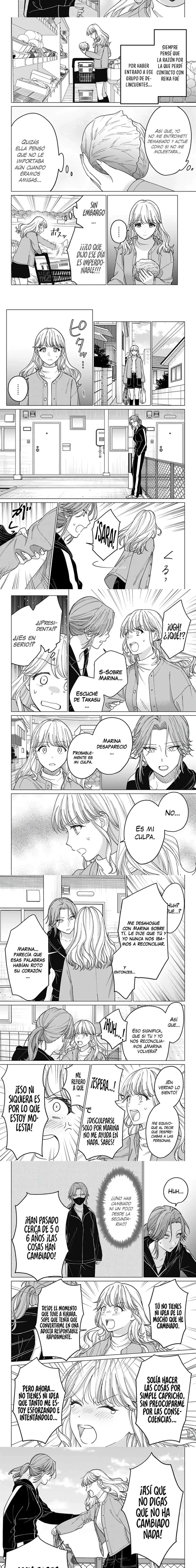 Página 2 — La historia del inesperado encuentro entre una chica gal y la presidenta del consejo estudiantil Capítulo 15