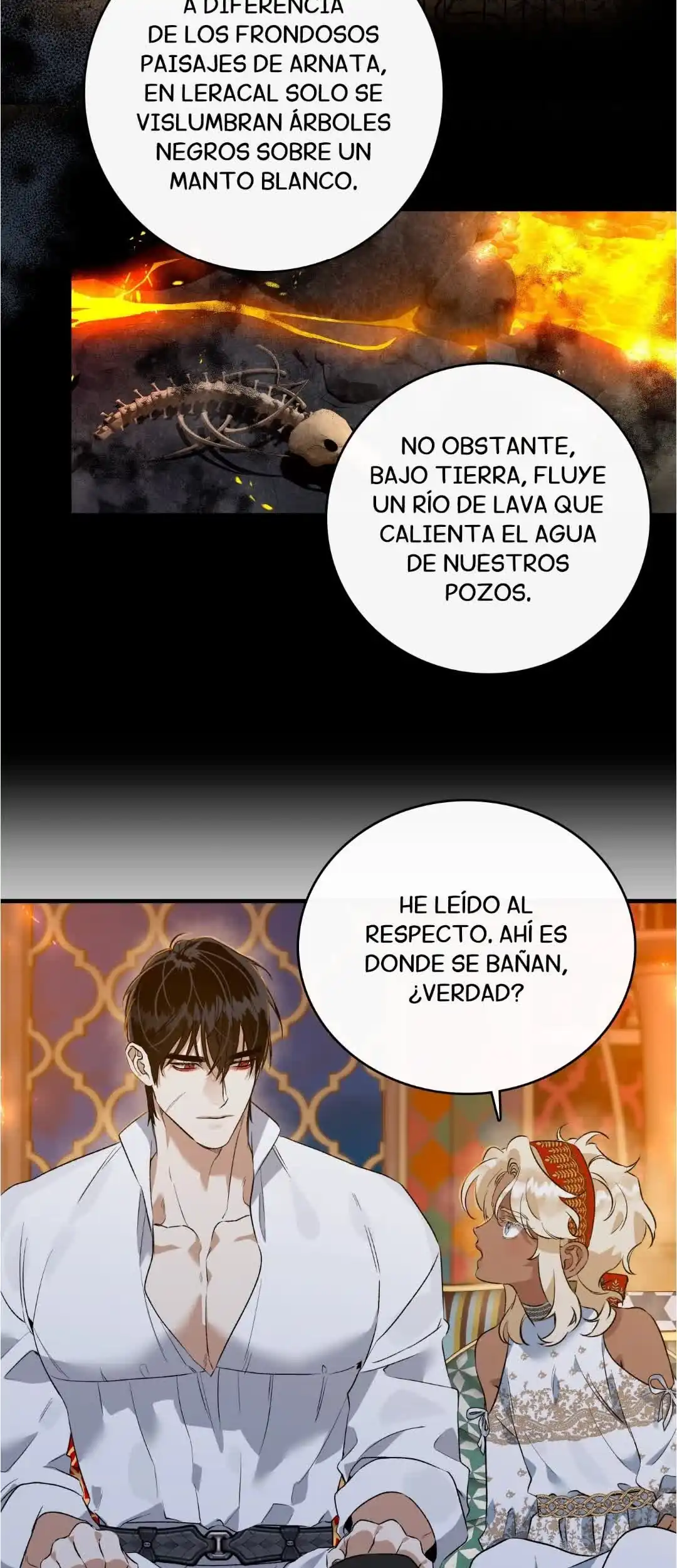 Página 13 — La Flor que Despierta Bajo la Noche Nívea Capítulo 3
