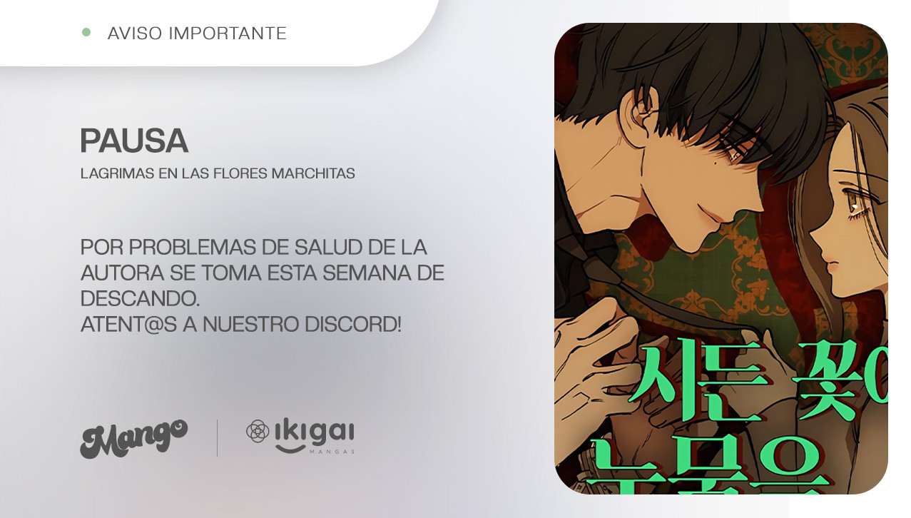 Página 1 — Lagrimas En Las Flores Marchitas Capítulo 56.1
