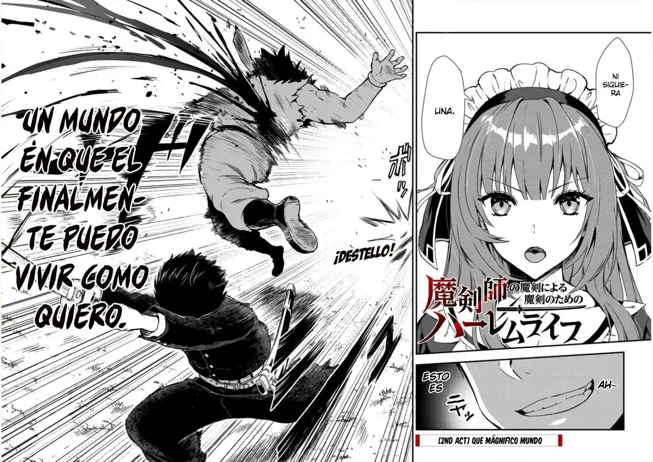 Página 5 — Makenshi no Maken ni Yoru Maken no Tame no Harem Life Capítulo 2