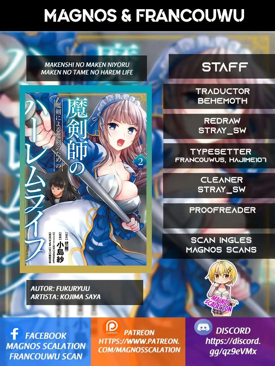 Página 1 — Makenshi no Maken ni Yoru Maken no Tame no Harem Life Capítulo 9