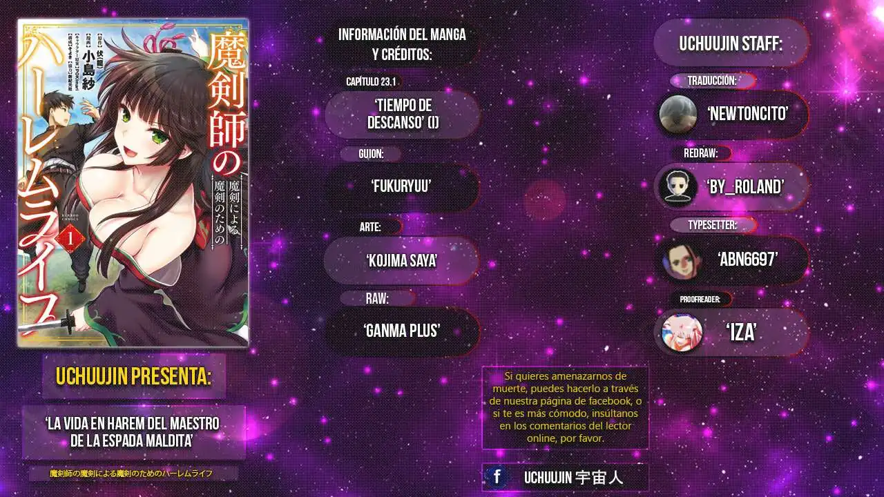 Página 2 — Makenshi no Maken ni Yoru Maken no Tame no Harem Life Capítulo 23.1