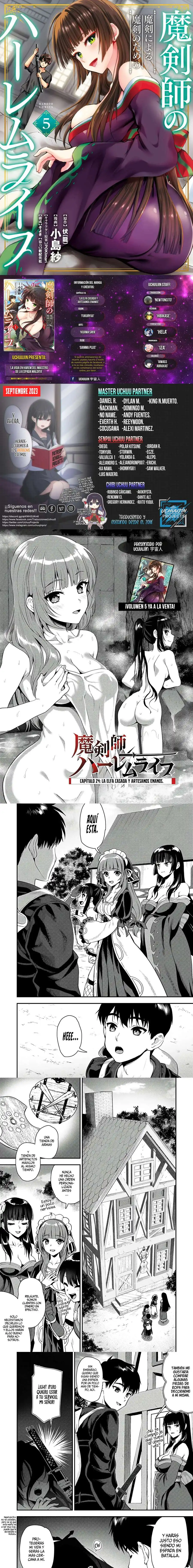 Página 1 — Makenshi no Maken ni Yoru Maken no Tame no Harem Life Capítulo 24
